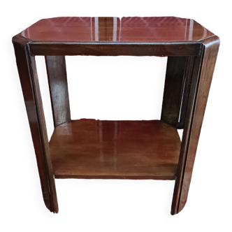 Old small art-deco pedestal table