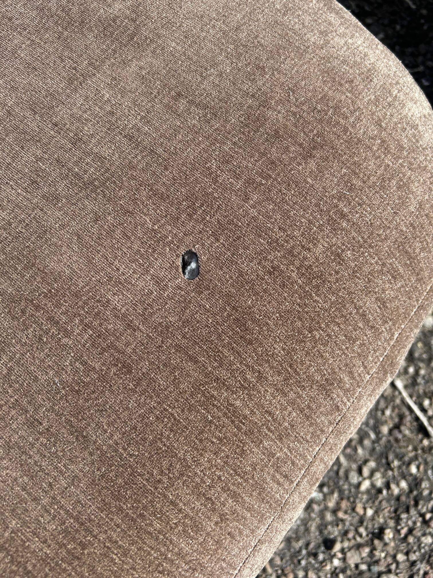 Michel Cadestin armchair and ottoman for Airborne