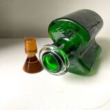 Holmegaard Dark Green Vintage with orange cap Decanter Danish