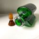 Holmegaard Dark Green Vintage with orange cap Decanter Danish