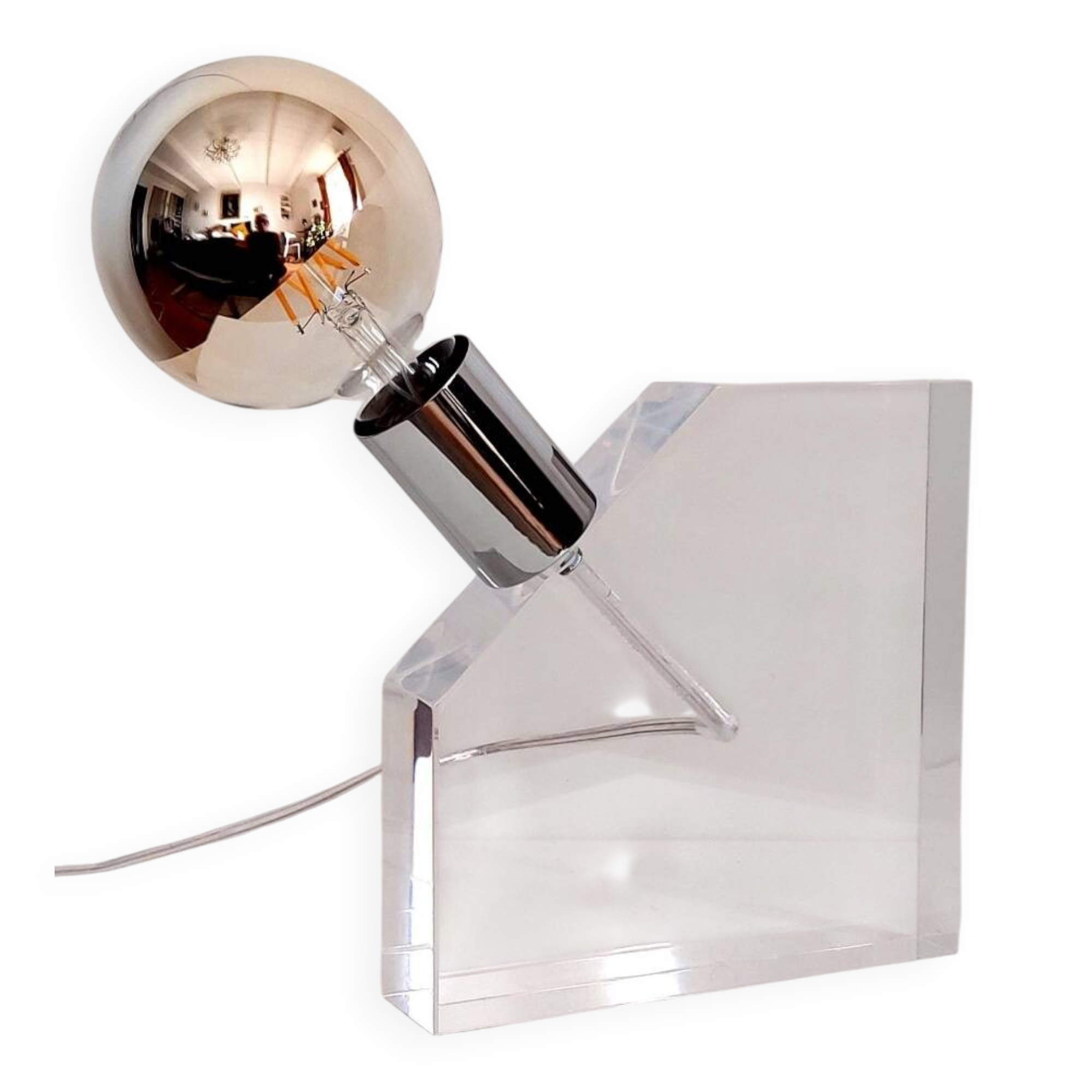 Designer polycarbonate lamp