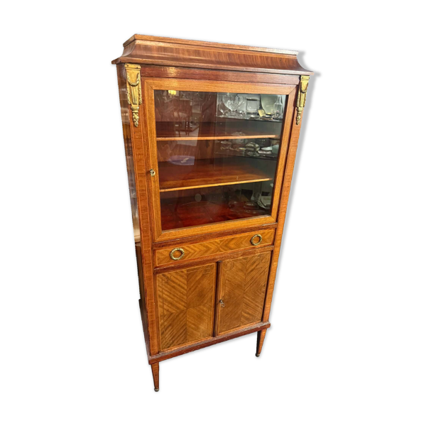 Vitrine Louis XVI marqueté
