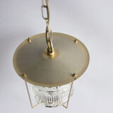 Golden metal lantern