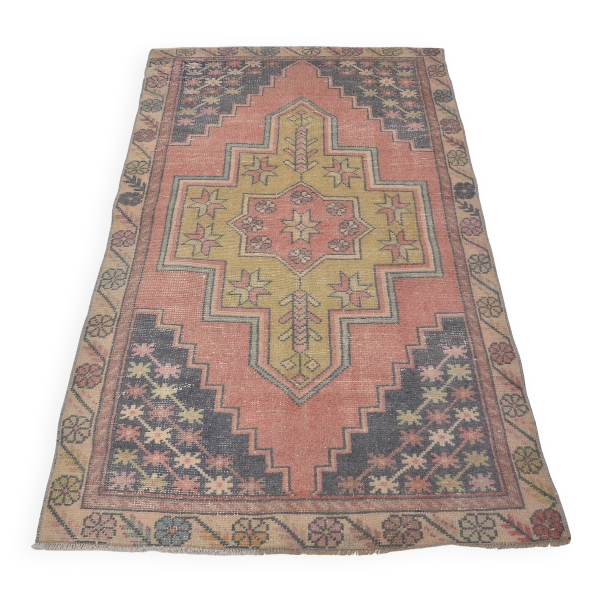 Vintage Anatolian Kurdish Rug sku 1454