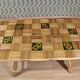 Rattan And Ceramic Dining Room Table Audoux Minnet attribution
