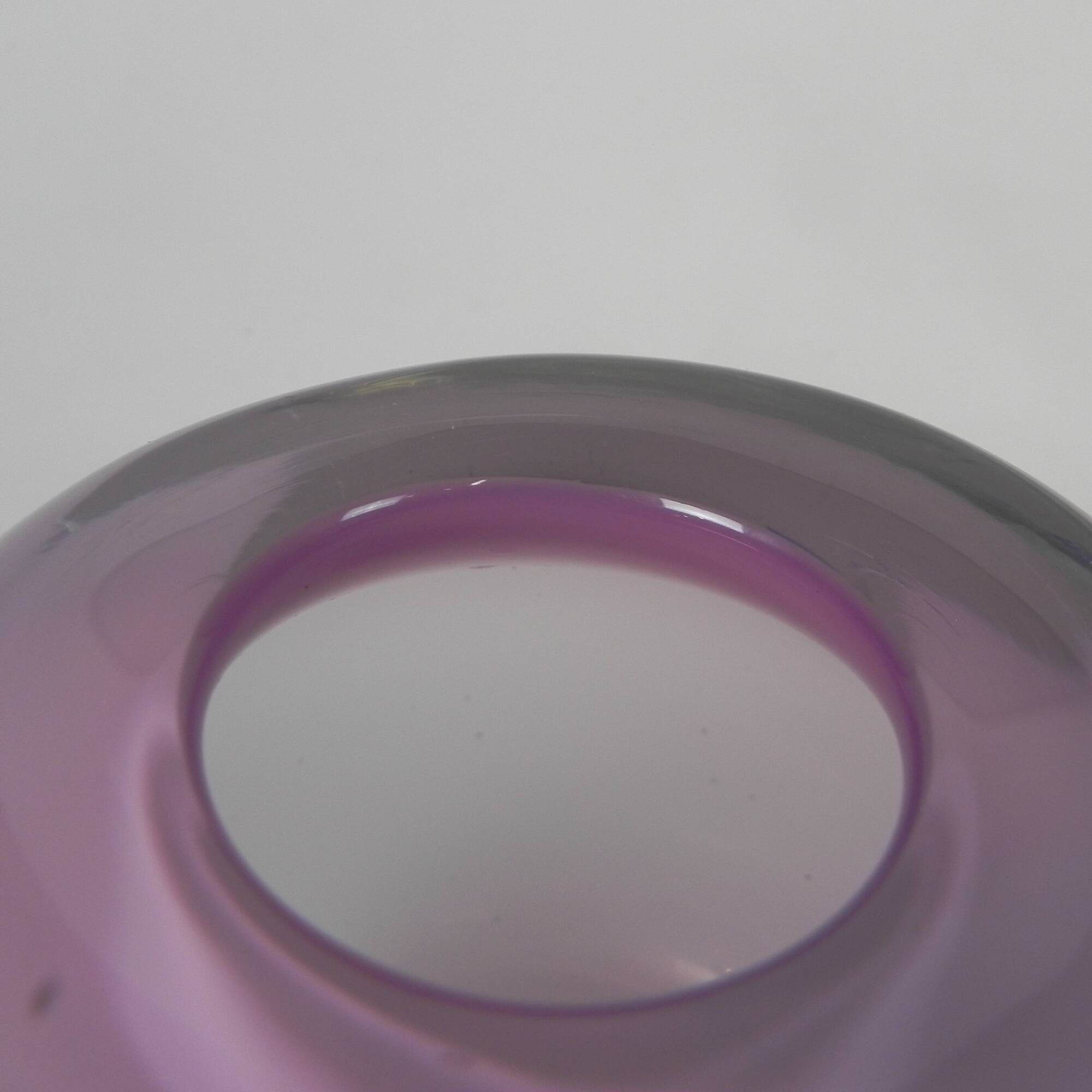 Thick-walled vintage vase, likely Severin Brorby, 1970s