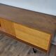 Scandinavian teak and metal sideboard