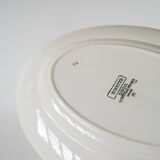 Plat oval Digoin Sarreguemines, modèle Ninette, 1950