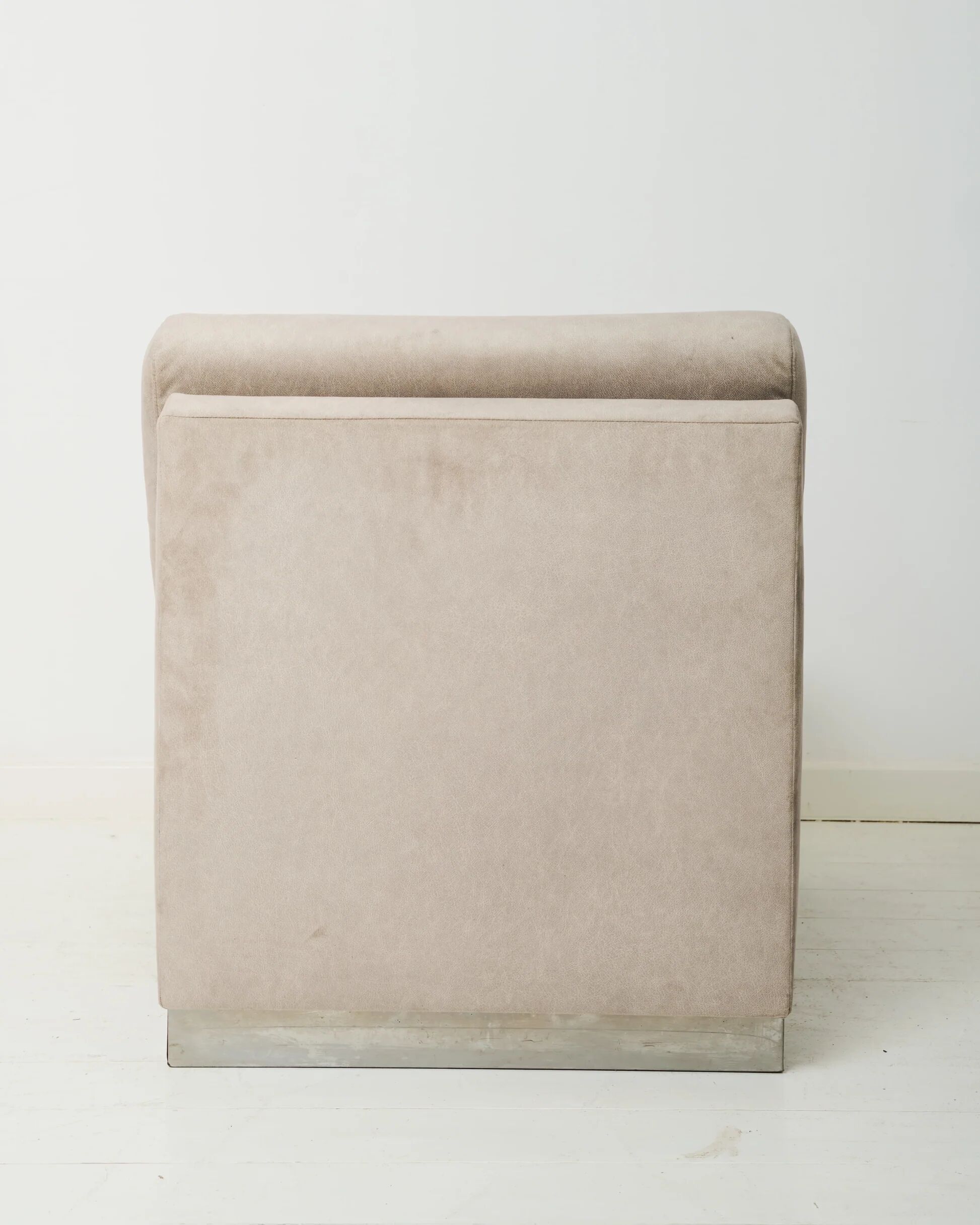 Chauffeuse grise, Jacques Charpentier, Roche Bobois, années 1970
