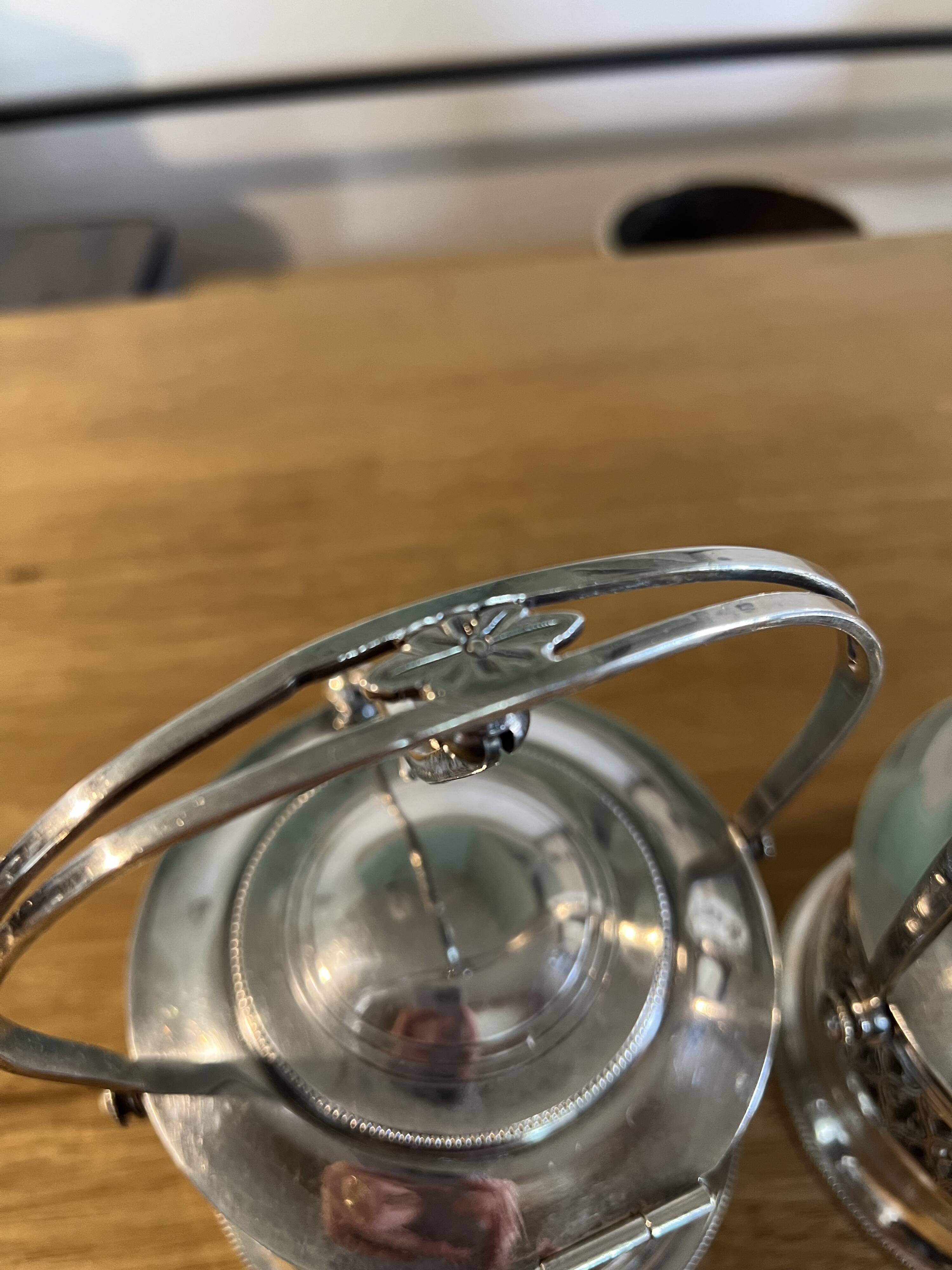 Silverware sugar bowls