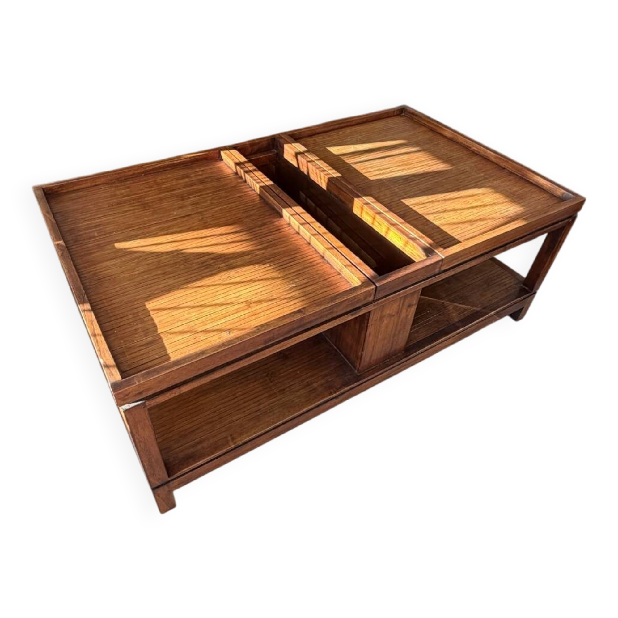 Vintage bamboo coffee table