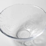 Vintage Kosta Boda Tropic Glass Fruit Bowl, Scandinavian Fruit Design 1989