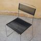 Chaise « scoubidou » vintage noire
