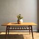 Table basse en teck clair, édition anglaise des années 1960