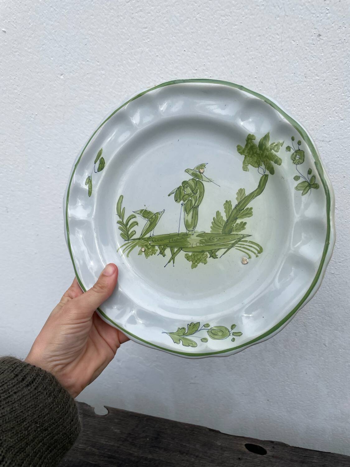 Antique decorative plate