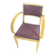 70s armchair chair in Vichy fabric