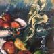 Tableau peinture ancienne nature morte XXe