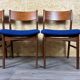 4x 60s 70s Teak Chair Dining Chair Danish Modern Design Denmark