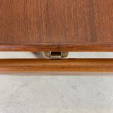 Danish MIdCentury Drop Leave Table in Teak Arne Vodder Style, 1960s Denmark