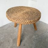 Paire de tabourets et table basse