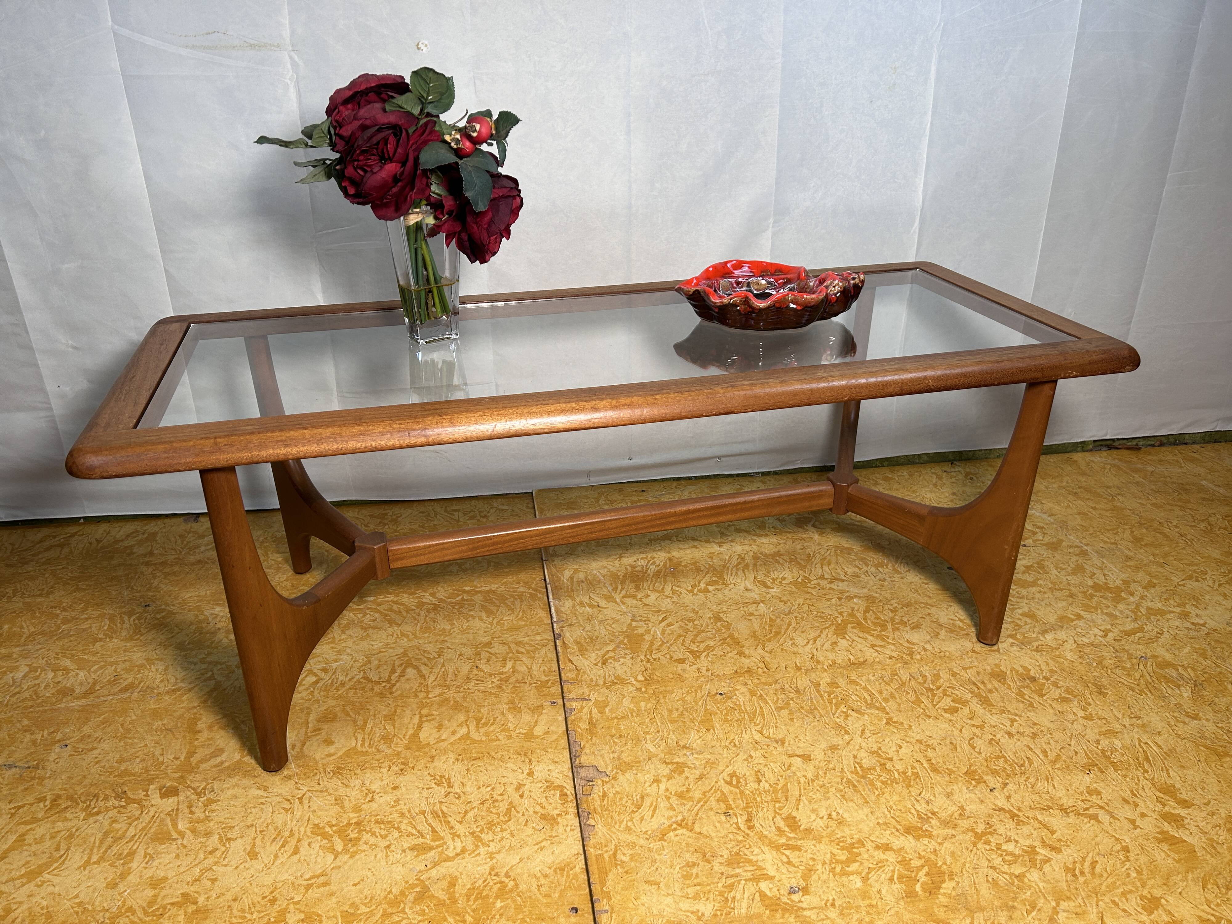 Mid century retro vintage teak coffee table by GPlan 1960