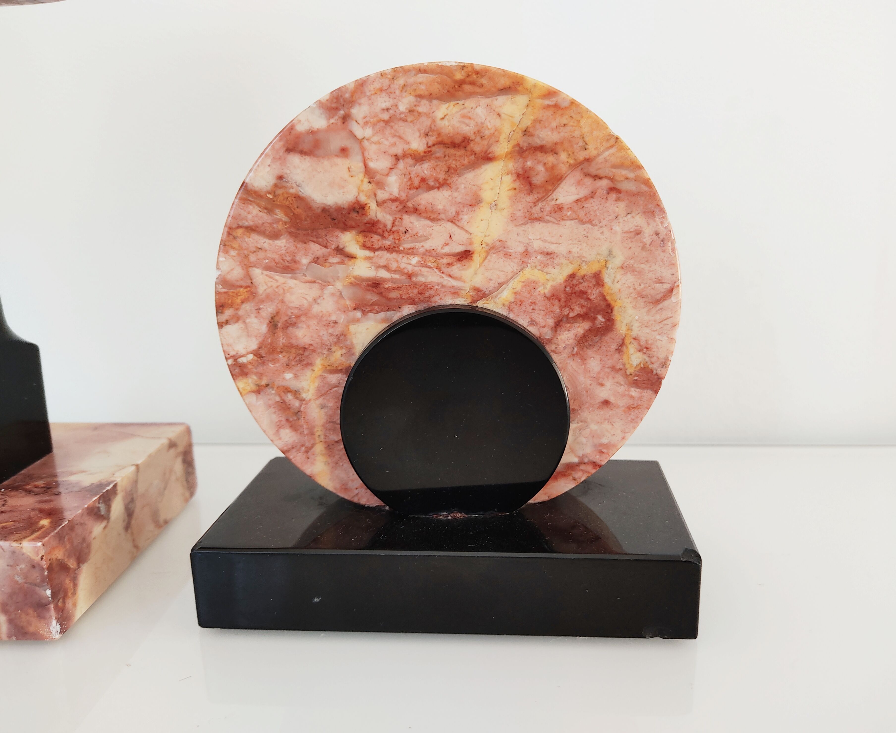 Cut and paperweight art deco marble