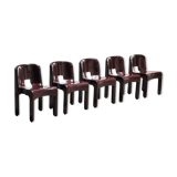 'Universale' Chairs model 4869 by Joe Colombo for Kartell, Set of 5, 1970s