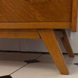 Commode vintage pieds compas