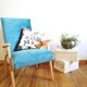 Fauteuil scandinave rénové