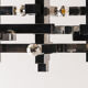Metric chandelier by Gaetano Sciolari, Italy, 1970s