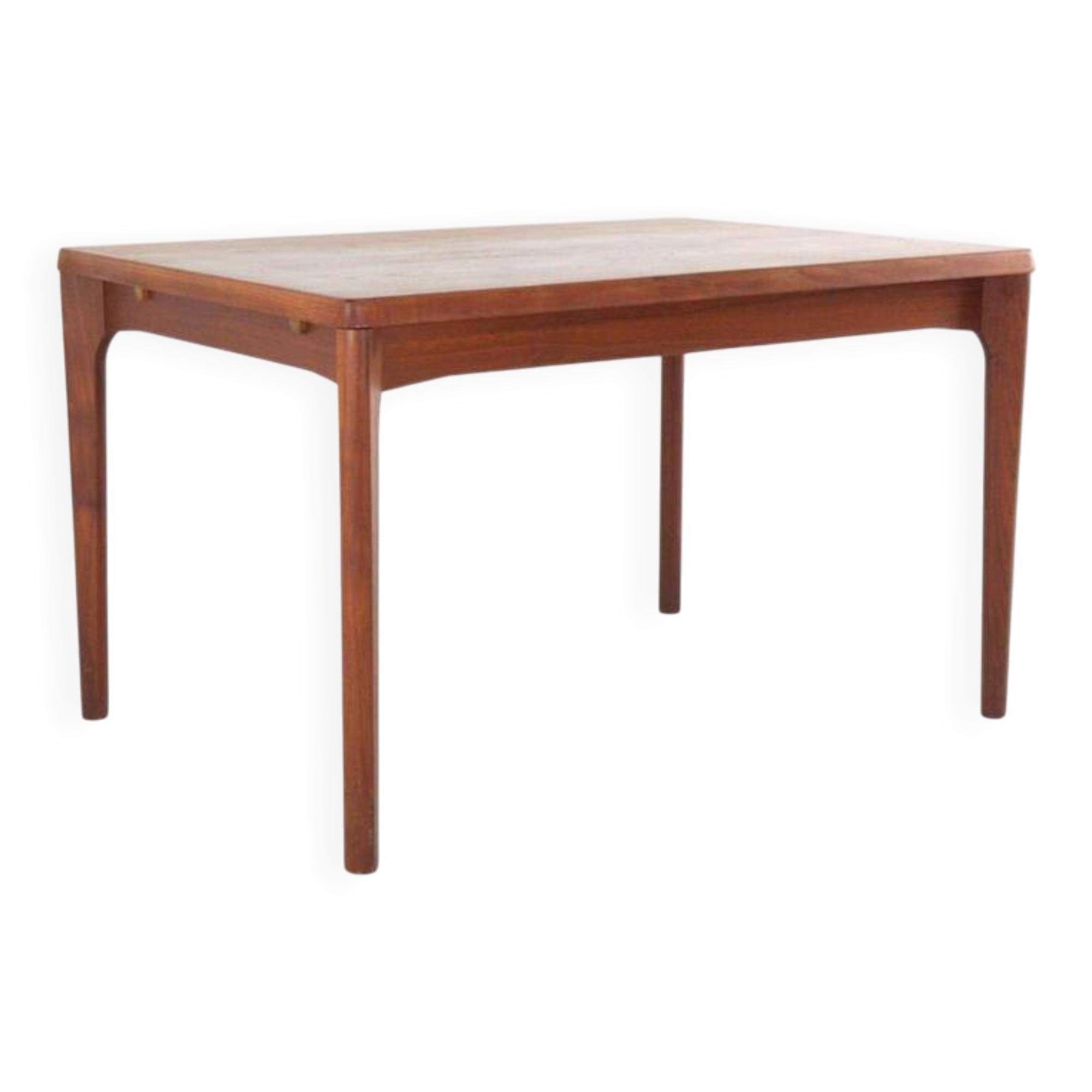 Table à manger rectangulaire extensible en teck de Henning Kjaernulf pour Vejle