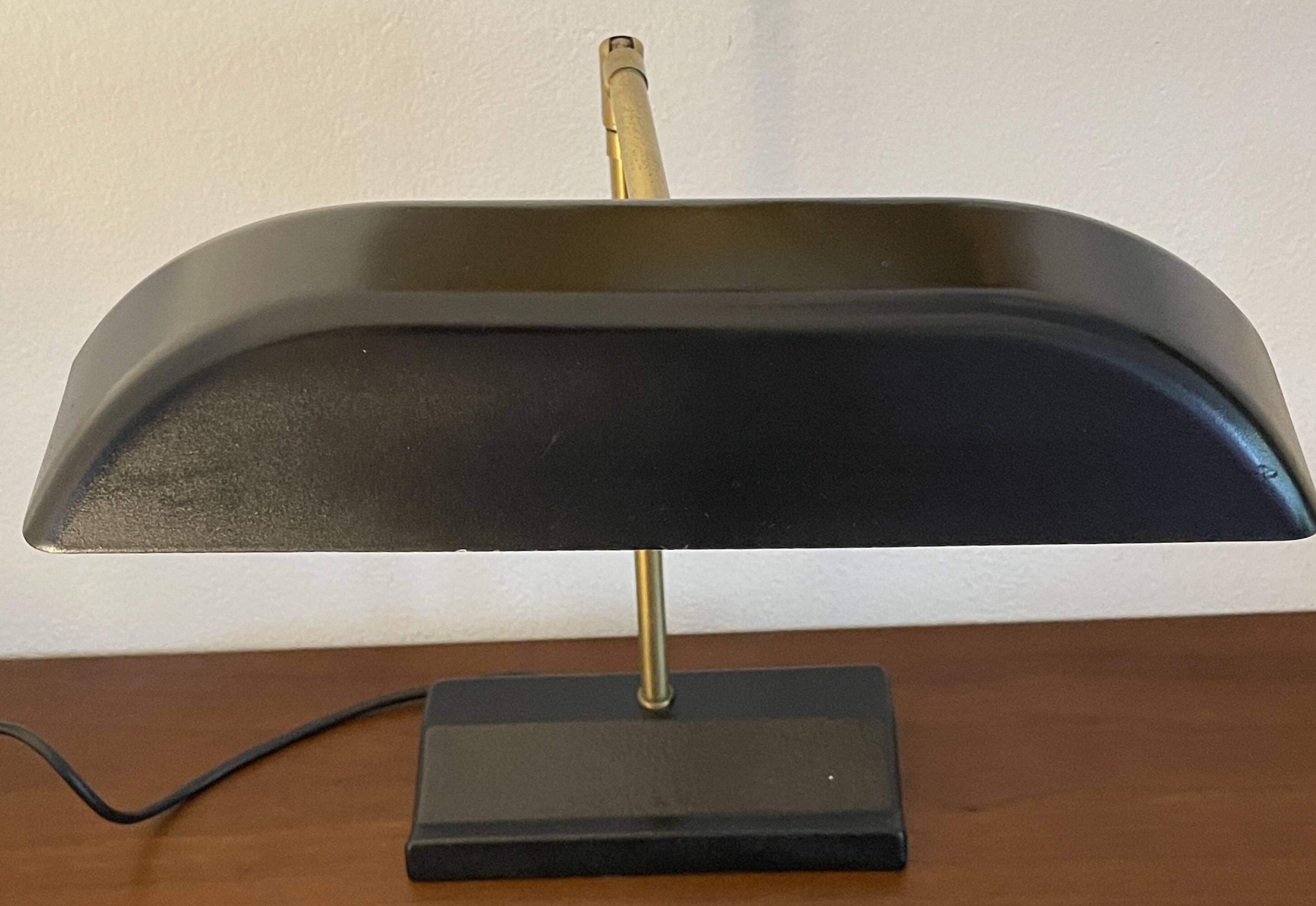 Designer desk lamp, Egon Hillebrand for OMI