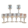 8 crystal stem glasses from Arques