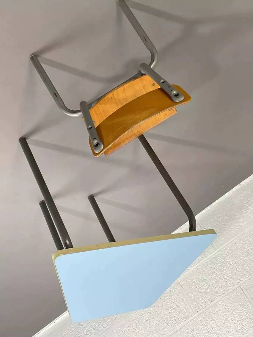 Mullca school desk and chair set