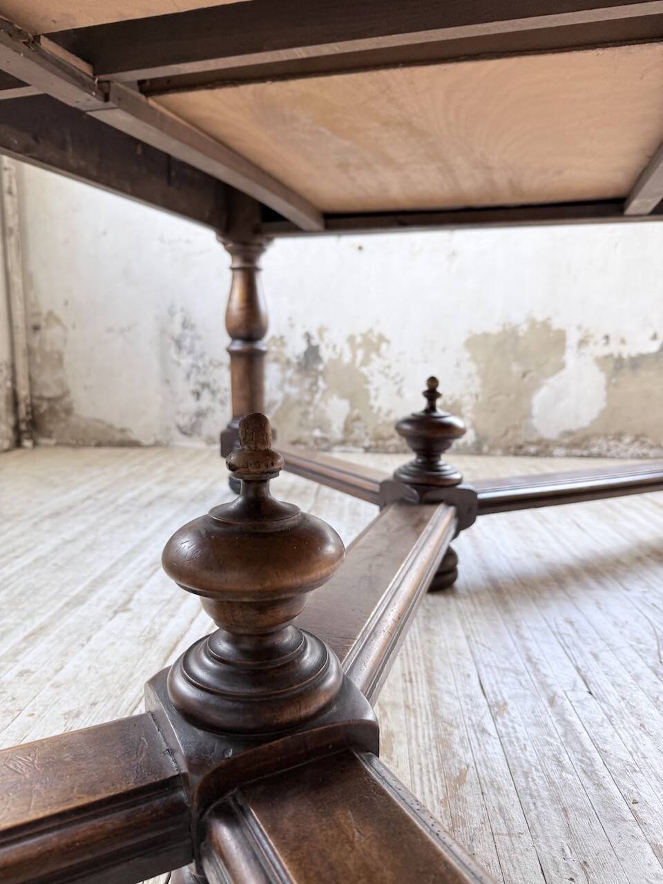 Oak table in Louis XIV style 1900