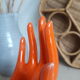 vintage soliflore hand shape