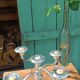 English silver candelabra candlestick