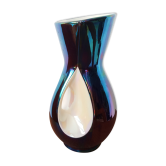 Vase Verceram en céramique bicolore