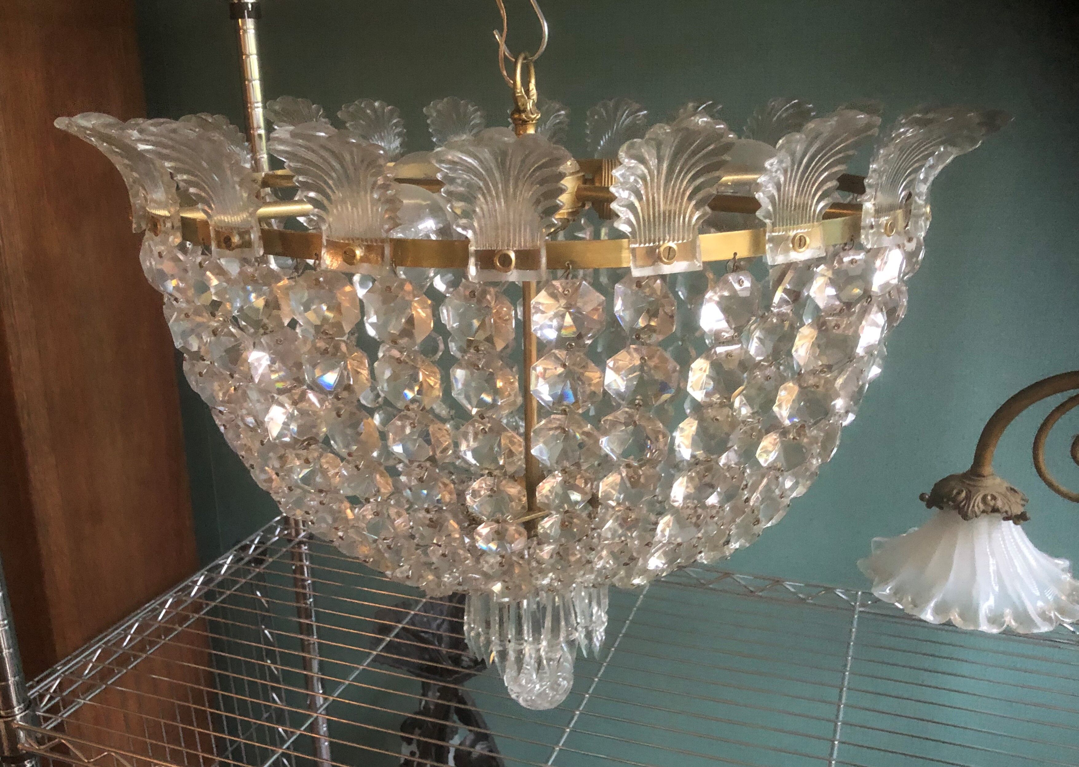 Former grand lustre dome stamped plaster