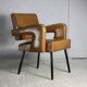 Armchair Jacques Adnet, style circa 1955
