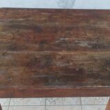 Rustic table in solid oak