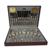 Ménagère anglaise 44 pièces en métal argenté