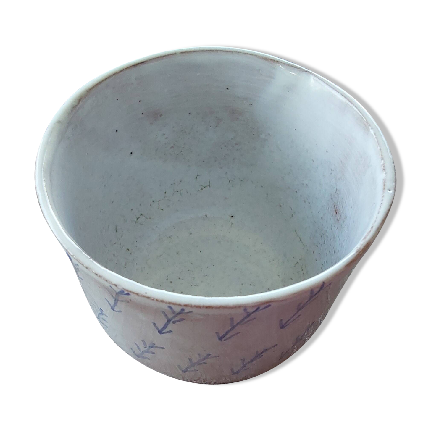 Blue star ceramic bowl