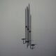 Brutalist German Iron Wall Candleholder, 1960s