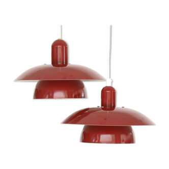 Pair of hanging lamps from Hamalux