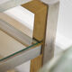 Jansen House coffee table by Guy Lefèvre steel glass 1970