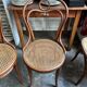 2 Thonet chairs no. 31 in bent beech and caning