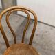 Pair of bistro chairs Fischel 1930 curved wood
