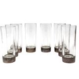 Hollywood Regency silverplate cocktail set, Italy 1970s