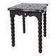 Antique turned wood stool